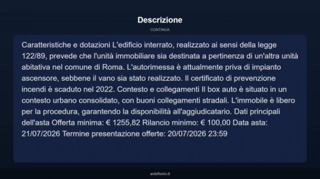Immobile in asta di 15 m² in vendita a Roma - Foto 5