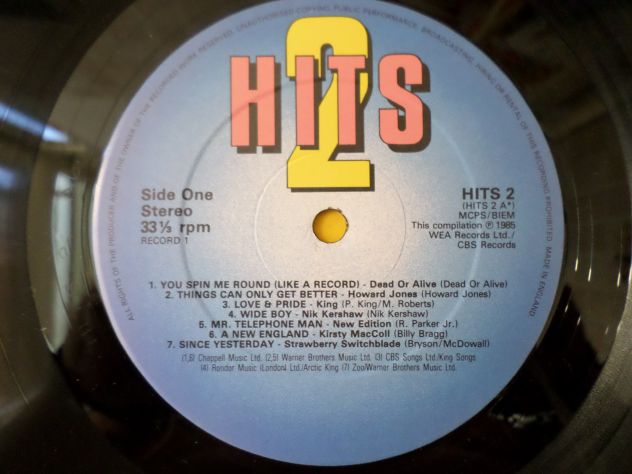 THE HITS ALBUM Compilation - 2 x LP / 33 giri 1985 CBS / WEA - Foto 4