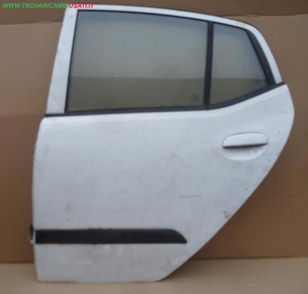 PORTA POST.SX BIANCA C/ALZ. E SERR. Carrozzeria Lamierati esterni Porte Porta post. sx. HYUNDAI - i 10 - 01-02-2011 - 01-11-2013, HYUNDAI - i 10 -