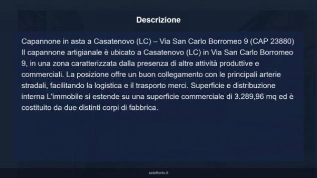 Immobile in asta di 3289 m² in vendita a Casatenovo - Foto 10