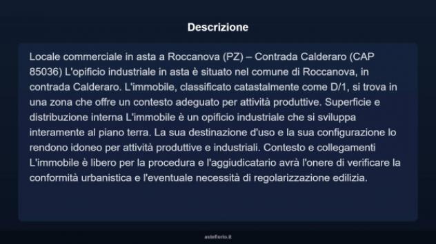 Immobile in asta di 2500 m² in vendita a Roccanova - Foto 10
