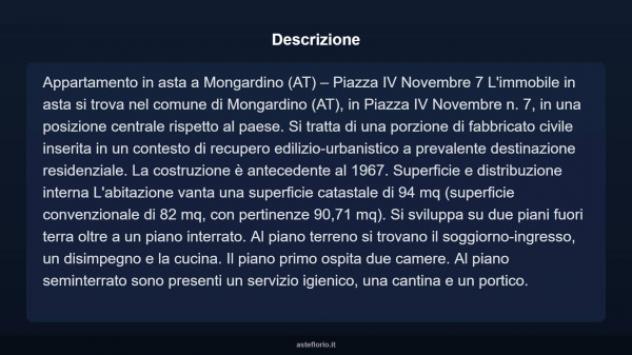 Immobile in asta di 94 m² in vendita a Mongardino - Foto 4