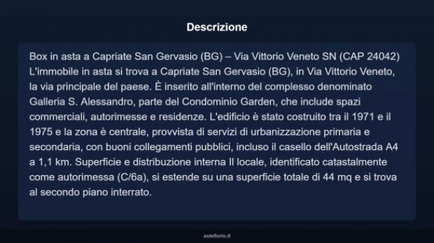 Immobile in asta di 44 m² in vendita a Capriate San Gervasio - Foto 5