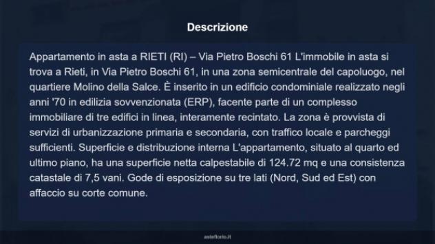 Immobile in asta di 124 m², box auto in vendita a Rieti - Foto 11