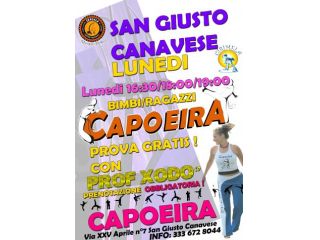 Capoeira a San Giusto Canavese, Torino bimbi e adulti