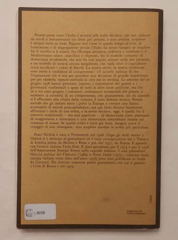 La scelta Italiana di Peter Nichols 3°Ed: Garzanti Libri maggio, 1977 perfetto - Foto 2