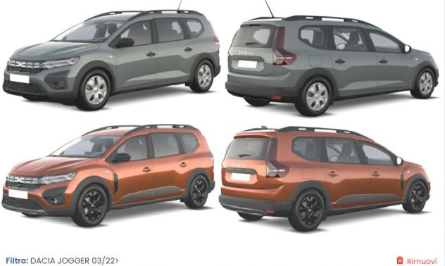 MUSO MUSATA COMPLETA ANTERIORE DACIA JAGGER TUTTI I MODELLI
