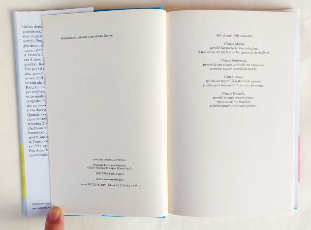 Anna che sorride alla pioggia di Guido Marangoni 1°Ed.Sperling &amp; Kupfer, 2017 - Foto 6