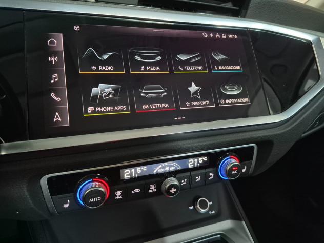 Audi Q3 35 2.0 TDI S-TRONIC *KM CERTIFICATI E TAGLIANDATI AUDI* LED APPLE CAR PLAY/ANDROID AUTO SEDILI SPORTIVI RISCALDABILI - Foto 5