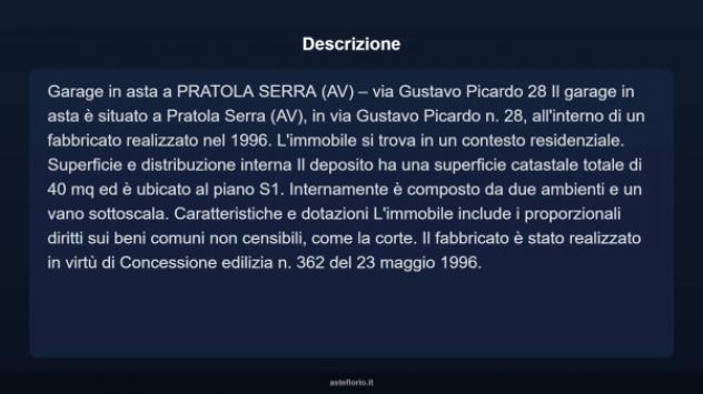 Immobile in asta di 40 m² in vendita a Pratola Serra - Foto 4