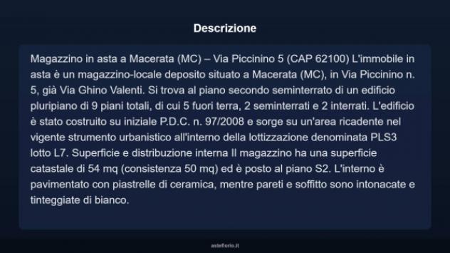 Immobile in asta di 54 m² in vendita a Macerata - Foto 4