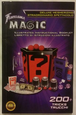 Libretto di istruzioni illustrato con 200 trucchi di prestigio Ed.Fantasma, 2009