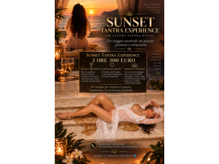 Massaggi - benessere Firenze - Novità Sunset Tantra Experience Lux Experience Tel:3319996623