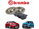 kit dischie e pastiglie Anteriori Brembo Renault Twingo III Clio IV Dacia S &hellip;