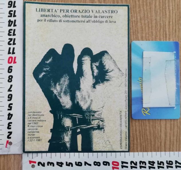 Adesivo (sticker) antimilitarista anarchia - Foto 5