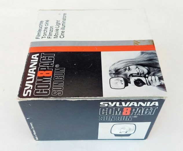 Raro cine illuminatore sylvania compact8 sungun con scatola e libretto nuovo - Foto 2