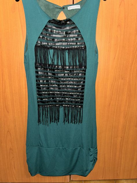 VESTITO DA DONNA ELASTICIZZATO ESTIVO,PARTICOLARE,MARCA”NEW COLLECTION”ORIGINALE - Foto 2