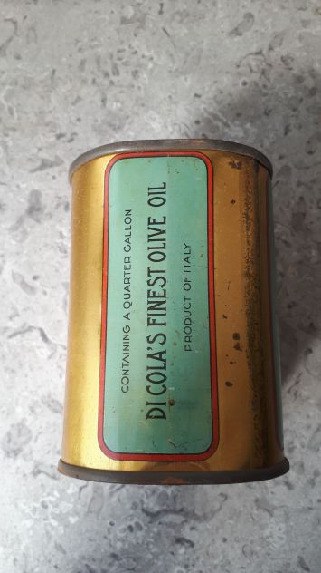 scatola latta metallo antica vintage purity olio giov di cola anni 1800 ottima - Foto 3