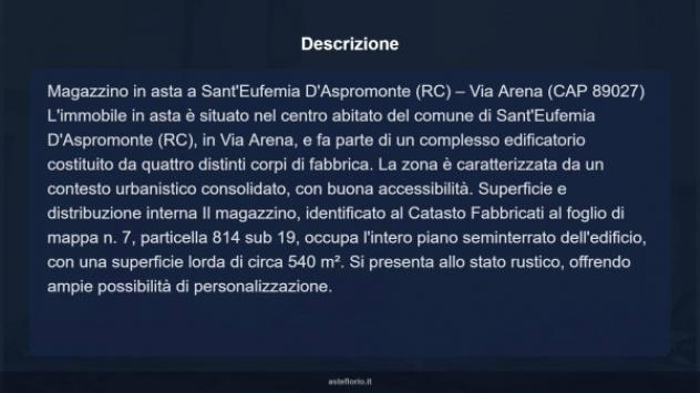 Immobile in asta di 540 m² in vendita a Sant'Eufemia d'Aspromonte - Foto 5