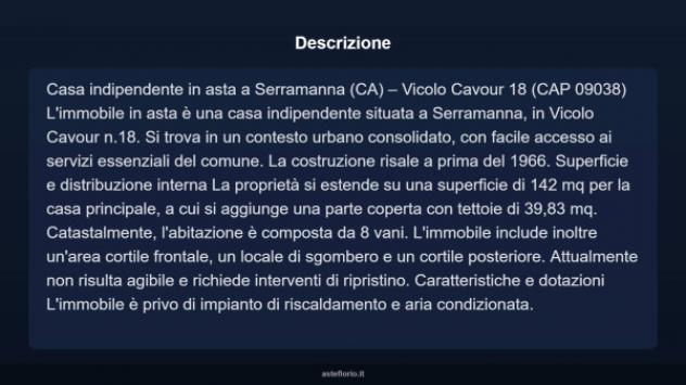 Immobile in asta di 142 m² con più di 5 locali in vendita a Serramanna - Foto 8