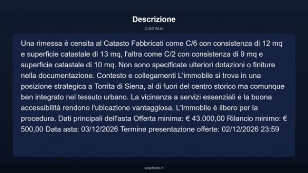 Immobile in asta di 95 m² in vendita a Torrita di Siena - Foto 10