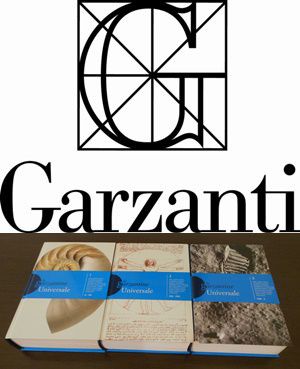 le garzantine Universale, Garzanti Agosto 2012, 3 volumi.
