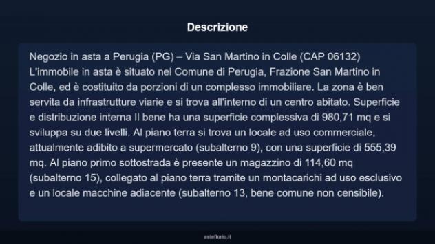 Immobile in asta di 980 m² in vendita a Perugia - Foto 8