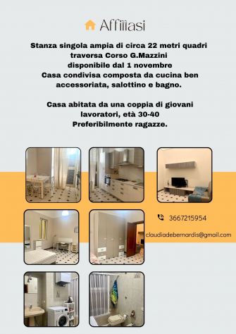 Stanza in affitto a Bari per ragazze