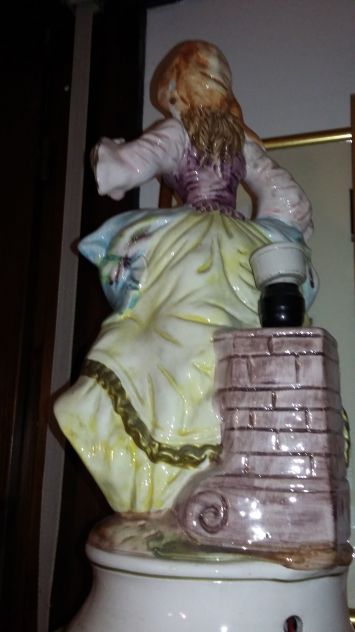 Lampada/Danzatrice - Porcellana Capodimonte - Foto 3