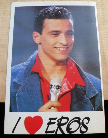 CARTOLINA DI EROS RAMAZZOTTI NON VIAGGIATA -