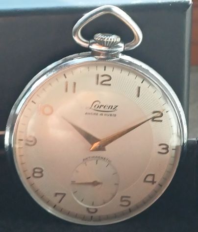 Orologio da tasca LORENZ anni '50.