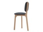 Sedie Moderne Imbottite Legno Arredo Pub Cod 3097I