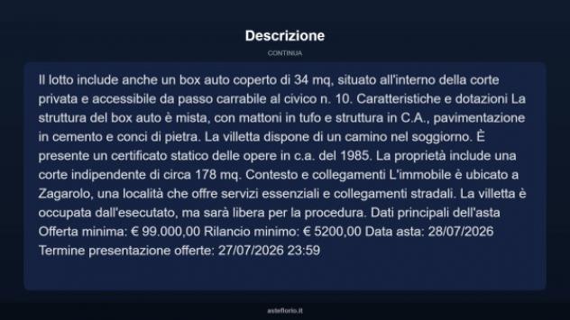 Immobile in asta di 178 m², box auto in vendita a Zagarolo - Foto 7