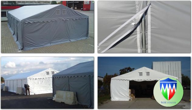 Coperture  8 x 10 x 5,45 mt. Tenso  tendoni uso magazzino deposito rimessaggio - Foto 9