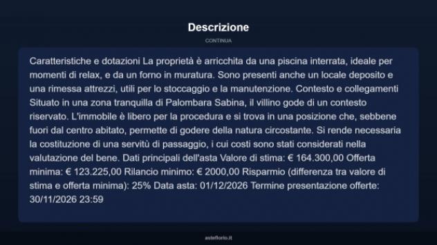 Immobile in asta di 1810 m² con più di 5 locali in vendita a Palombara Sabina - Foto 15