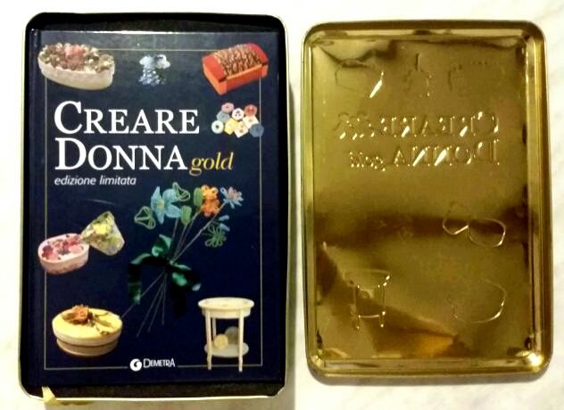 Creare Donna Gold. Edizione Limitata SCATOLA IN LATTA 1°Ed.Demetra, 2002 - Foto 9