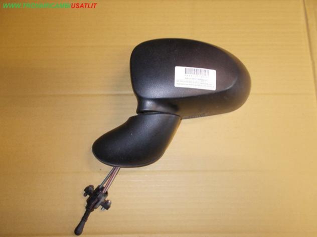 RETROVISORE EST.S.(versione con regolazione elettrica) NERO PLASTICA MANUALE CHEVROLET MATIZ (M200)  Vetri e Retrovisori  Cristalli  Retrovisori  Retr