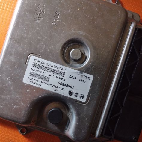 Centralina Motore Magneti Marelli FPT Lancia Ypsilon 1.3 Mjet Mjd8f3.y1 55249901 - Foto 3