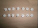 Fiat 600D 600E fanalona mollette clip FISSAGGIO modanature sottoporta FIAT 600D