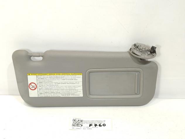 PARASOLE ALETTA LATO PASSEGGERO TOYOTA Yaris Serie 1KRFE (0811)