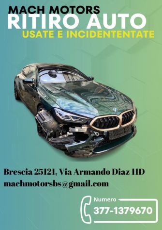 COMPRIAMO AUTO USATE E INCIDENTATE DANNEGGIATE FURGONE A BRESCIA E PROVINCIA