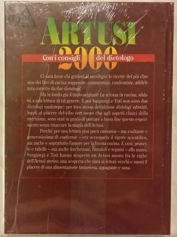 Artusi 2000 Con i consigli del dietologo ed.Giunti, Firenze,1991 nuovo - Foto 2