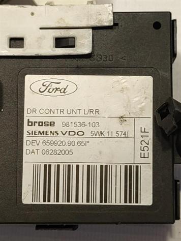 MOTORINO ALZAVETRO POSTERIORE SINISTRO FORD C - Max Serie 981536-103 5WK11574I (0307) - Foto 2