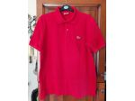 Polo LaCoste rosso tg. 6 M