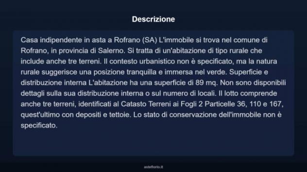 Immobile in asta di 89 m² in vendita a Rofrano - Foto 3