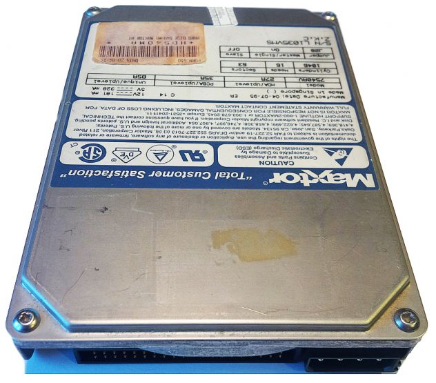 Hard Drive IDE 40pin, Maxtor 7540AV 540MB - Foto 2