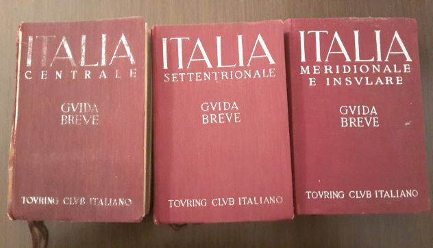 ITALIA GUIDA BREVE, 3 volumi, TOURING CLUB ITALIANO, 1949 - 1951. - Foto 2