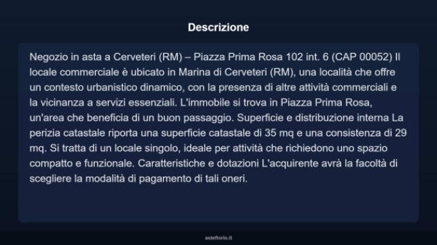 Immobile in asta di 29 m² in vendita a Cerveteri - Foto 4