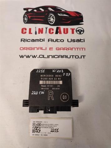 CENTRALINA PORTA POSTERIORE DX MERCEDES Classe C Berlina W203 2038202285 (0004)