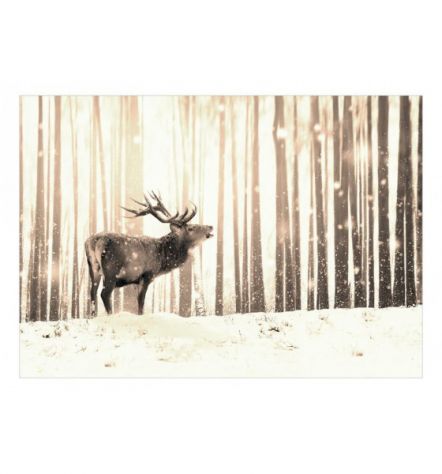 Fotomurale Adesivo Con Un Cervo Arredalacasa - Foto 2